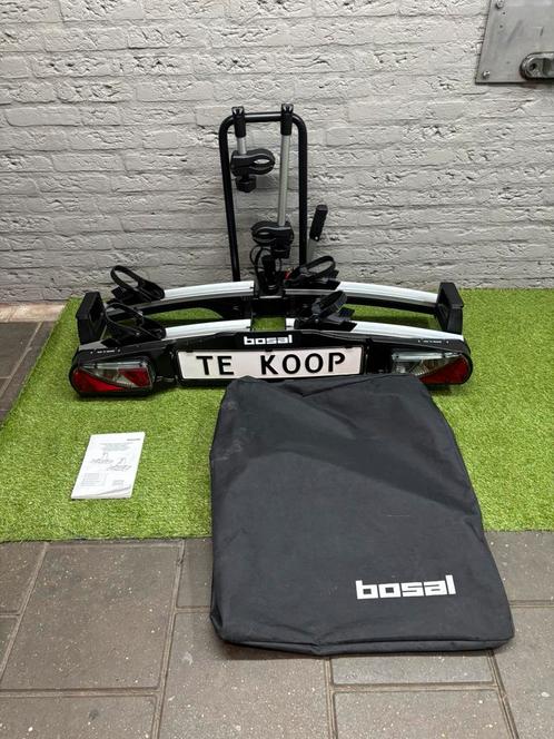 🟢BOSAL TRAVELLER(elek)fietsen/TAS/kantelb/click&go/opvouwbr, Auto diversen, Fietsendragers, Zo goed als nieuw, Trekhaakdrager