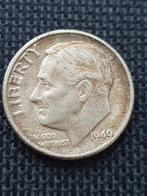 Oude munt one dime 1949 USA - Zilveren munt., Postzegels en Munten, Munten | Amerika, Ophalen of Verzenden, Noord-Amerika, Losse munt
