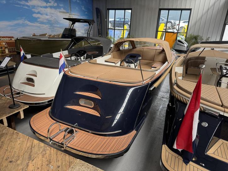 Maxima 720 Retro | 100PK Honda | Boegschroef & vaarklaar!, Watersport en Boten, Sloepen, Nieuw, 6 meter of meer, Overige brandstoffen