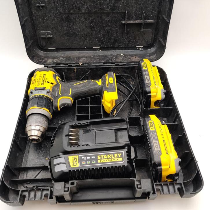 Stanley Fatmax accu klopboormachine 18V nu voor €99.99, Doe-het-zelf en Verbouw, Plinten en Afwerking, Gebruikt, Plinten, Mdf