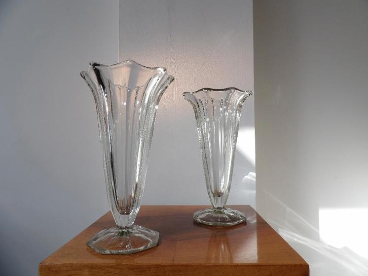 Art Deco Vazen Set Walther, Trafalgar, Antiek en Kunst, Antiek | Vazen, Ophalen of Verzenden