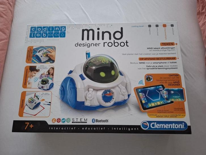 Clementoni Mind designer robot, Spelcomputers en Games, Spelcomputers | Overige, Zo goed als nieuw, Ophalen