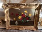Groot antiek olieverf stilleven schilderij, Ophalen of Verzenden
