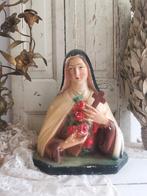 Heiligenbeeld borstbeeld Theresia van Lisieux, Antiek en Kunst, Antiek | Religie, Ophalen of Verzenden