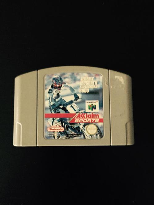 Jeremy Mc Grath Supercross 2000 (N64), Spelcomputers en Games, Games | Nintendo 64, Gebruikt, Ophalen of Verzenden
