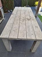 Tuintafel steigerhout 240 cm, Tuin en Terras, Ophalen, Gebruikt, Rechthoekig, Hout