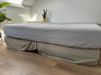 Bed onderstel en matras, Huis en Inrichting, Crème, 180 cm, Gebruikt, Metaal