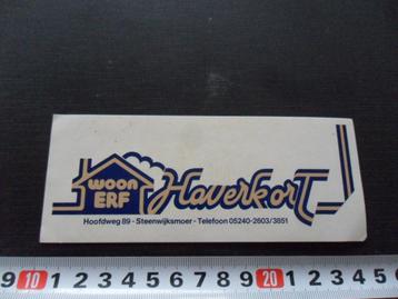 sticker steenwijksmoer woonerf haverkort beschikbaar voor biedingen