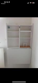 Wandmeubel met klep en planken, Huis en Inrichting, Kunststof, Met klep(pen), 100 tot 150 cm, Zo goed als nieuw