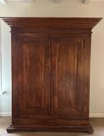 Zware eiken Hollandse kast/ linnenkast strak model, Ophalen