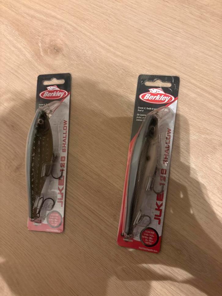2x Berkley Juke 128 Shallow - Nieuw!, Watersport en Boten, Hengelsport | Karpervissen, Nieuw, Overige typen, Ophalen of Verzenden