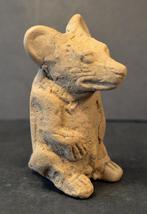 Maya beeldje hond, fluit precolumbiaans, Ophalen of Verzenden, Zo goed als nieuw, Dier