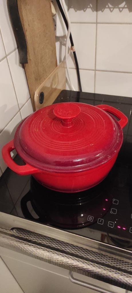 Ernesto gietijzeren pan, Huis en Inrichting, Keuken | Potten en Pannen, Gebruikt, Koekenpan of Braadpan, Gietijzer, Inductieplaat