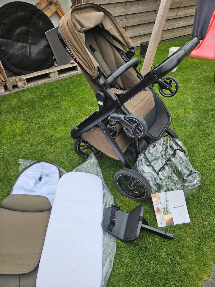 Dubatti One E3 Kinderwagen Donkergroen - Compleet, Kinderen en Baby's, Kinderwagens en Combinaties, Gebruikt, Combiwagen, Overige merken