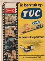retro reclame 1975 Tuc Parein zoute kaakjes jaren 70, Verzamelen, Verzenden, Overige typen