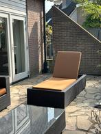 Loungebed, Tuin en Terras, Wicker, Zo goed als nieuw, Loungeset, Ophalen