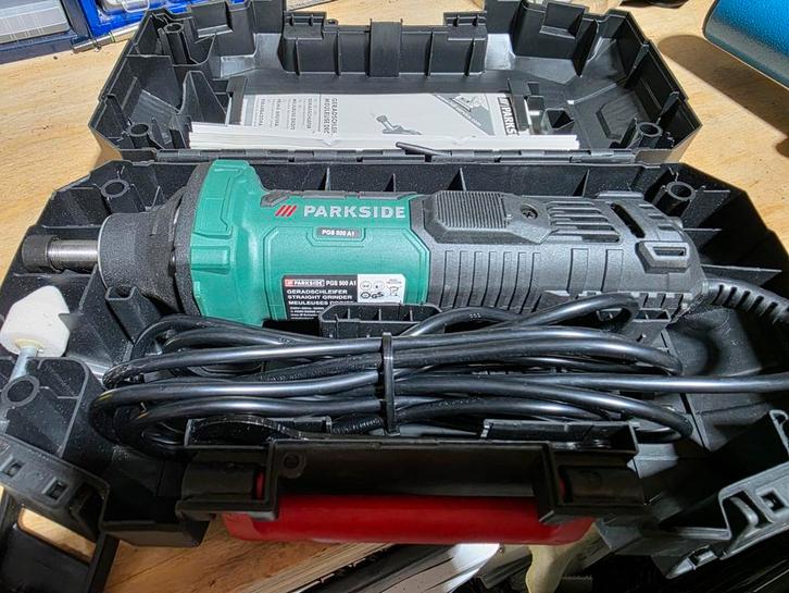 Parkside Rechte Freesmachine - Zo goed als nieuw!, Doe-het-zelf en Verbouw, Gereedschap | Slijpmachines, Zo goed als nieuw, Rechte handslijpmachine
