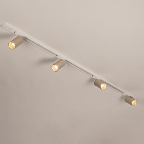spots 150cm rails wit beige goud keuken tafel bedrijf lamp, Huis en Inrichting, Lampen | Spots, Nieuw, Ophalen of Verzenden