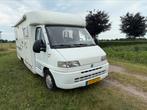Camper Fiat Ducato Elnagh Sleek 2.8 motorairco vastbed, Caravans en Kamperen, Campers, Diesel, Particulier, 5 tot 6 meter, Half-integraal