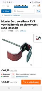 Euro vorsthaken rood en antracietbruin, Ophalen of Verzenden, Nieuw, Overige typen