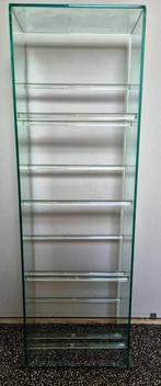 dvd rek van gehard glas, Huis en Inrichting, Ophalen, 75 tot 150 discs, Cd's of Dvd's, Glas