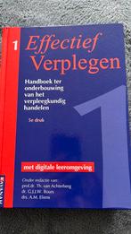 Effectief verplegen deel 1, Ophalen of Verzenden, Zo goed als nieuw, Sociale wetenschap