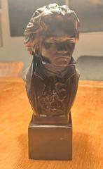 Zwart stenen beeld/buste Ludwig van Beethoven, Ophalen of Verzenden