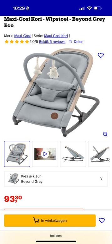 Maxi-Cosi Kori - Wipstoel - Beyond Grey Eco beschikbaar voor biedingen