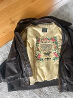 Piloten jas donderbruin, Kleding | Heren, Ophalen, Gedragen, Maat 52/54 (L), Bruin