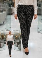 Preloved Jessica & Co. Velvet Damask Trousers – eu size 42, Kleding | Dames, Broeken en Pantalons, Verzenden, Yessica, Maat 42/44 (L)