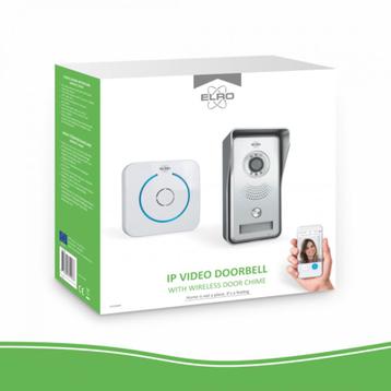 ELRO Wifi IP Video Deurbel met Draadloze Deurbel (DVC040IP) beschikbaar voor biedingen