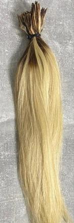 Microring Extensions Lichtbruin 45cm, Ophalen of Verzenden, Zo goed als nieuw, Pruik of Haarverlenging