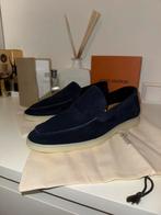 Aurélien Loafers – Navy Blue – Maat 41 –(loro piana), Blauw, Nieuw, Loafers, Ophalen