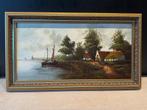 Schilderij B. de Vries, Antiek en Kunst, Ophalen