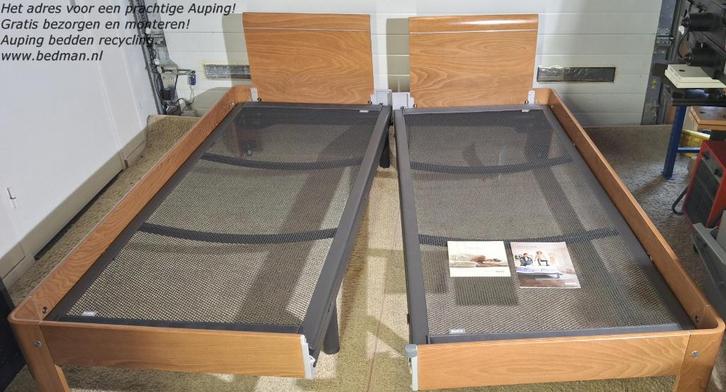 Prachtige Auping Auronde 1500 deelbaar! Gratis bez/mont., Huis en Inrichting, Slaapkamer | Bedden, Zo goed als nieuw, Tweepersoons