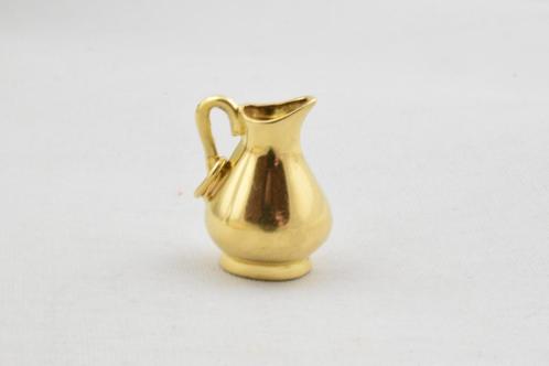 14 karaat bedel Kannetje 2238-G, Sieraden, Tassen en Uiterlijk, Bedels, Gebruikt, Overige merken, Goud, 1 bedel, Ophalen of Verzenden