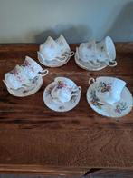 Royal Albert koffiekopjes en Schotels 3x een Sets en 2 losse, Antiek en Kunst, Antiek | Servies compleet, Ophalen of Verzenden