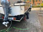 Placom 450 Motorboot met Buitenboordmotor, Watersport en Boten, Gebruikt, 50 pk of meer, Ophalen of Verzenden, Snelvarend