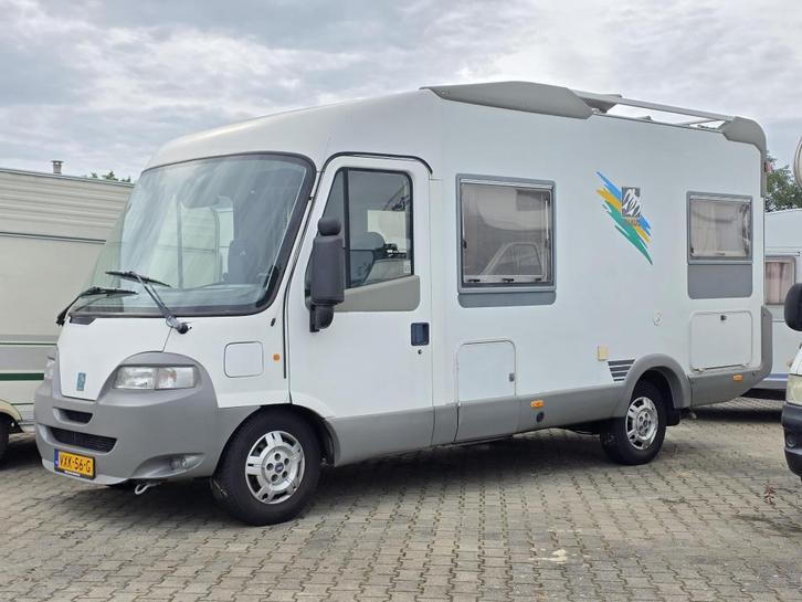 Knaus Travel-Liner 640 H Fransbed + Hefbed AIRCO wintervast, Caravans en Kamperen, Campers, Bedrijf, tot en met 4, Integraal, Knaus