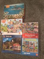 Vijf puzzels, Ophalen of Verzenden, 500 t/m 1500 stukjes, Gebruikt