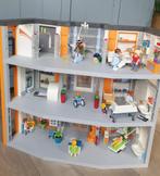 Playmobil Ziekenhuis Compleet + Helikopter, Kinderen en Baby's, Speelgoed | Playmobil, Ophalen, Zo goed als nieuw, Complete set