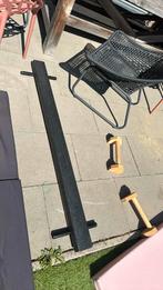 Turnbalk zwart 150cm voor oefenen thuis, Sport en Fitness, Turnen, Kindermaat 122 t/m 140, Ophalen of Verzenden, Gebruikt, Materiaal