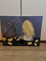 Zelfgemaakte schilderij, Ophalen