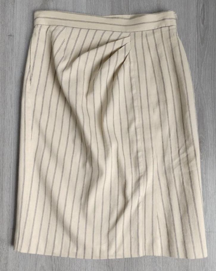 PURDEY Katoen/ Linnen Rokje maat 36, Kleding | Dames, Rokken, Zo goed als nieuw, Maat 36 (S), Beige, Boven de knie, Ophalen of Verzenden