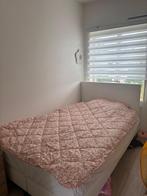 Witte boxspring 120/200, Huis en Inrichting, Slaapkamer | Boxsprings, Ophalen, Tweepersoons, Zo goed als nieuw, 180 cm