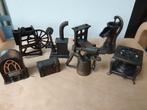 PlayMe 8 stuks miniaturen puntenslijpers, metaal, vintage, Ophalen of Verzenden, Zo goed als nieuw