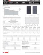 LONGi LR7-72HGD-595M 595Wp Bifacial Zonnepanelen - Nieuw!, Nijverheidscentrum 44, 2761 JP Zevenhuizen, Ophalen of Verzenden, Opruimdeals