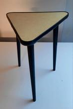 Vintage Plantentafeltje    bijzettafeltje, Ophalen of Verzenden, Gebruikt, Rond, Minder dan 55 cm