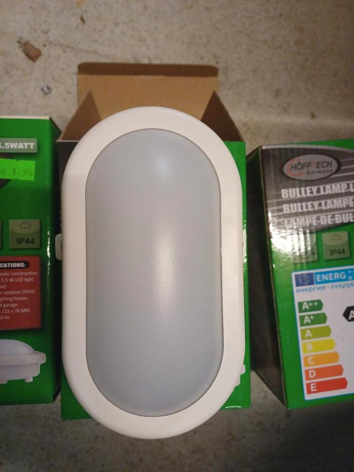 4x Hofftech Bulley Lamp LED - Buitenlampen, Huis en Inrichting, Lampen | Wandlampen, Nieuw, Kunststof, Ophalen of Verzenden