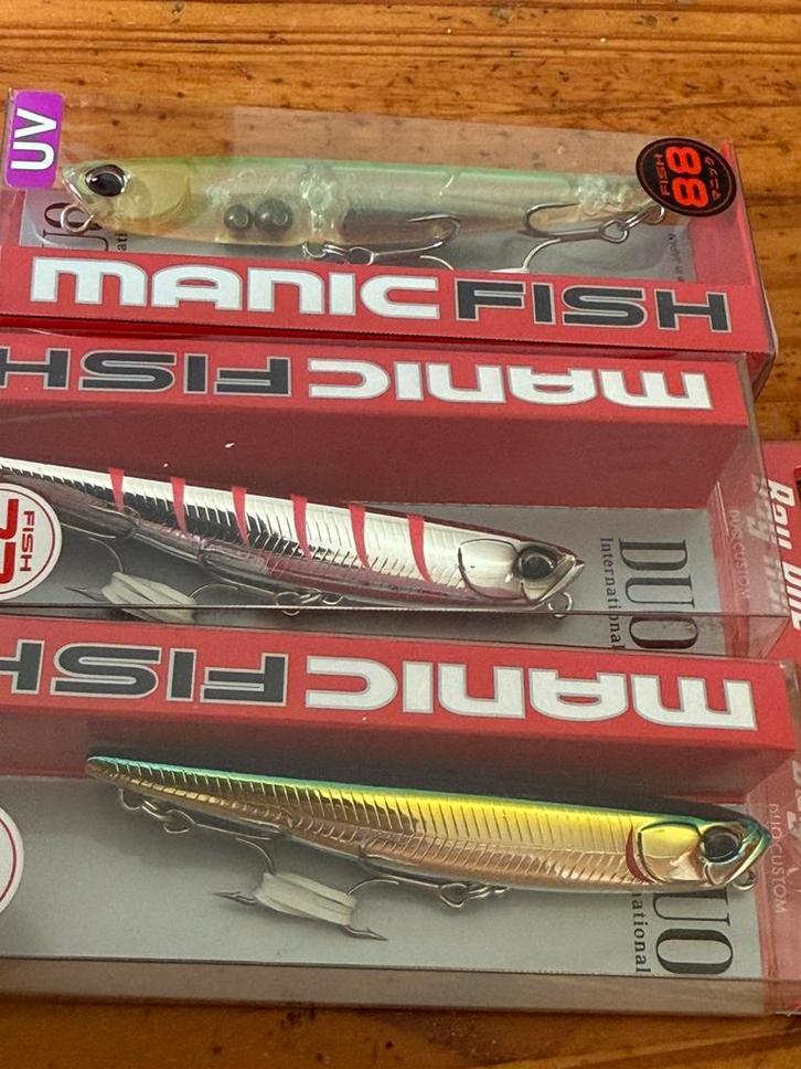 Duo Manic Fish, Watersport en Boten, Hengelsport | Roofvissen, Nieuw, Ophalen of Verzenden